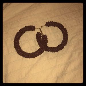 Beaded hoops